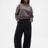 Mid Rise Ultrasoft Easy Horseshoe-Jeans