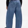 Mid Rise Ultrasoft Easy Horseshoe-Jeans