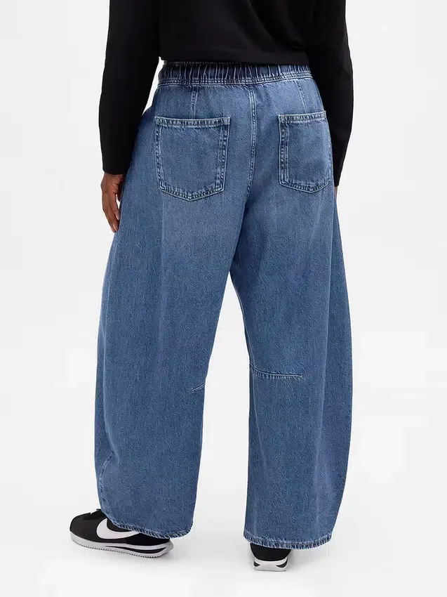 Mid Rise Ultrasoft Easy Horseshoe-Jeans