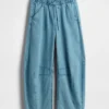Mid Rise Ultrasoft Easy Horseshoe-Jeans