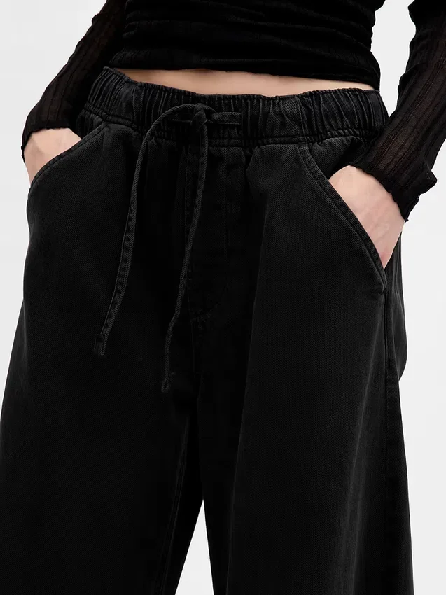 Mid Rise Ultrasoft Easy Horseshoe-Jeans