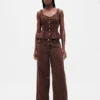 Mid-rise ultrazachte baggy Jeans