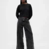 Mid-rise ultrazachte baggy Jeans