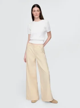 Mid-rise ultrazachte baggy Jeans
