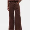 Mid-rise ultrazachte baggy Jeans