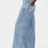 Mid-rise ultrazachte baggy Jeans