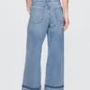 Mid-rise ultrazachte baggy Jeans