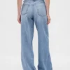 Mid-rise ultrazachte baggy Jeans