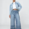 Mid-rise ultrazachte baggy Jeans