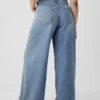 Mid-rise ultrazachte baggy Jeans