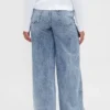 Mid-rise ultrazachte baggy Jeans
