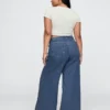 Mid-rise ultrazachte baggy Jeans