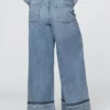 Mid-rise ultrazachte baggy Jeans