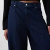Mid-rise ultrazachte baggy Jeans