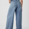 Mid-rise ultrazachte baggy Jeans