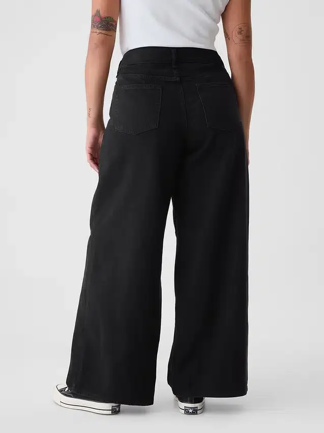 Mid-rise ultrazachte baggy Jeans
