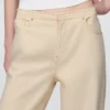 Mid-rise ultrazachte baggy Jeans