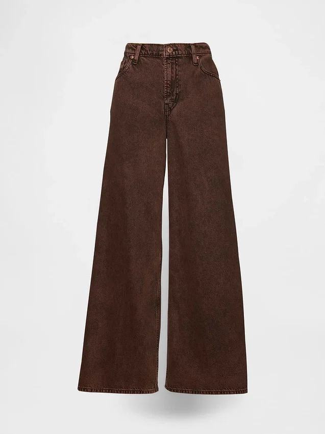 Mid-rise ultrazachte baggy Jeans