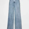Mid-rise ultrazachte baggy Jeans