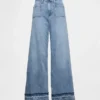 Mid-rise ultrazachte baggy Jeans