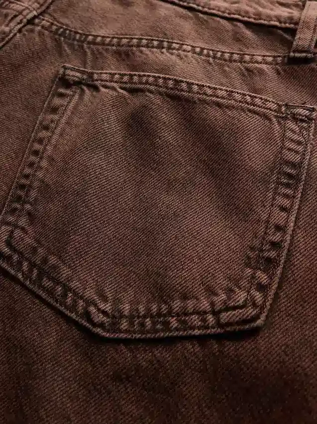 Mid-rise ultrazachte baggy Jeans