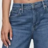 Mid-rise ultrazachte baggy Jeans