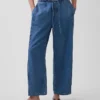 Mid-rise ultrazachte Easy Barrel-Jeans