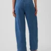Mid-rise ultrazachte Easy Barrel-Jeans