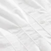 Midi-shirtjurk van popeline met getailleerde taille