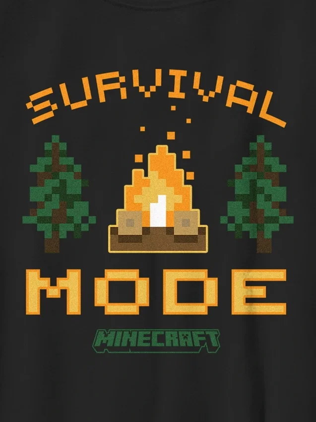 Minecraft Survival Mode-T-shirt voor kinderen