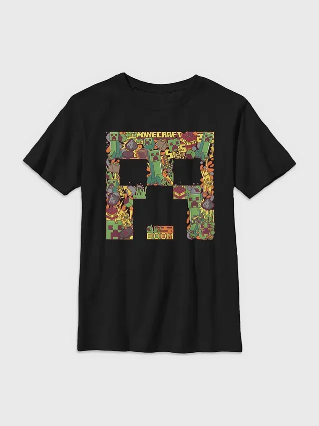 Minecraft-T-shirt voor kinderen