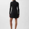 Mini-jurk met bistretch-naden