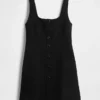 Mini-jurk met bistretch-naden