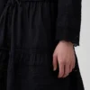 Mini-jurk met kanten rand