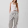 Mini-pyjama-tanktop met ribboord en kanten rand