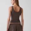 Mini-pyjama-tanktop met ribboord en kanten rand