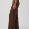 Mini-rib pyjama-broek met wijde pijpen