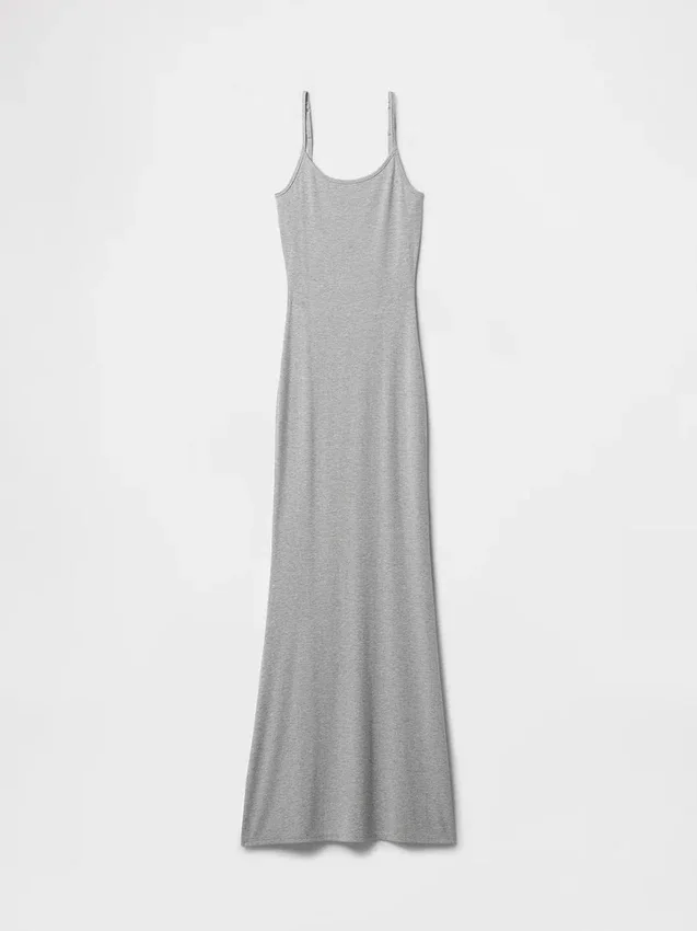 Mini Rib pyjama-maxi-jurk