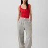 Mini-ribkant Henley-pyjama-tanktop