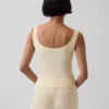 Mini-ribkant Henley-pyjama-tanktop