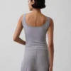 Mini-ribkant Henley-pyjama-tanktop