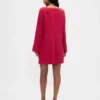 Mini-shiftjurk met boothals