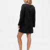Mini-shiftjurk met boothals