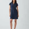 Mini-shirtjurk met empire-taille
