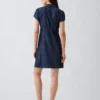 Mini-shirtjurk met empire-taille