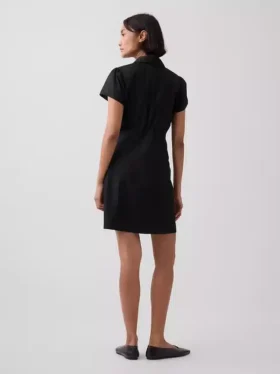 Mini-shirtjurk met empire-taille
