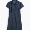 Mini-shirtjurk met empire-taille