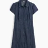 Mini-shirtjurk met empire-taille