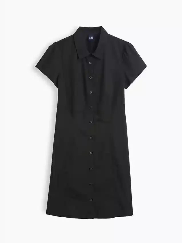 Mini-shirtjurk met empire-taille