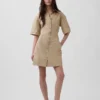 Mini-shirtjurk van popeline